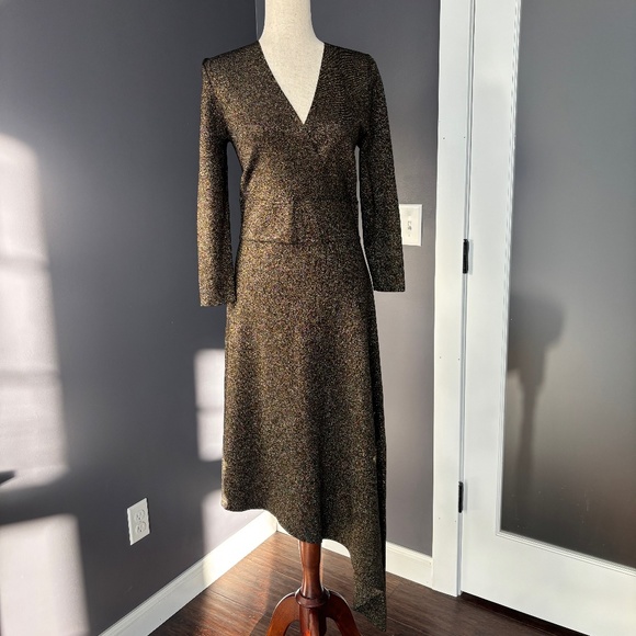 ALC Morrow Metallic Asymmetrical Dress - Picture 5 of 8